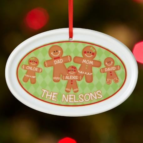 Gingerbread Family Ornament