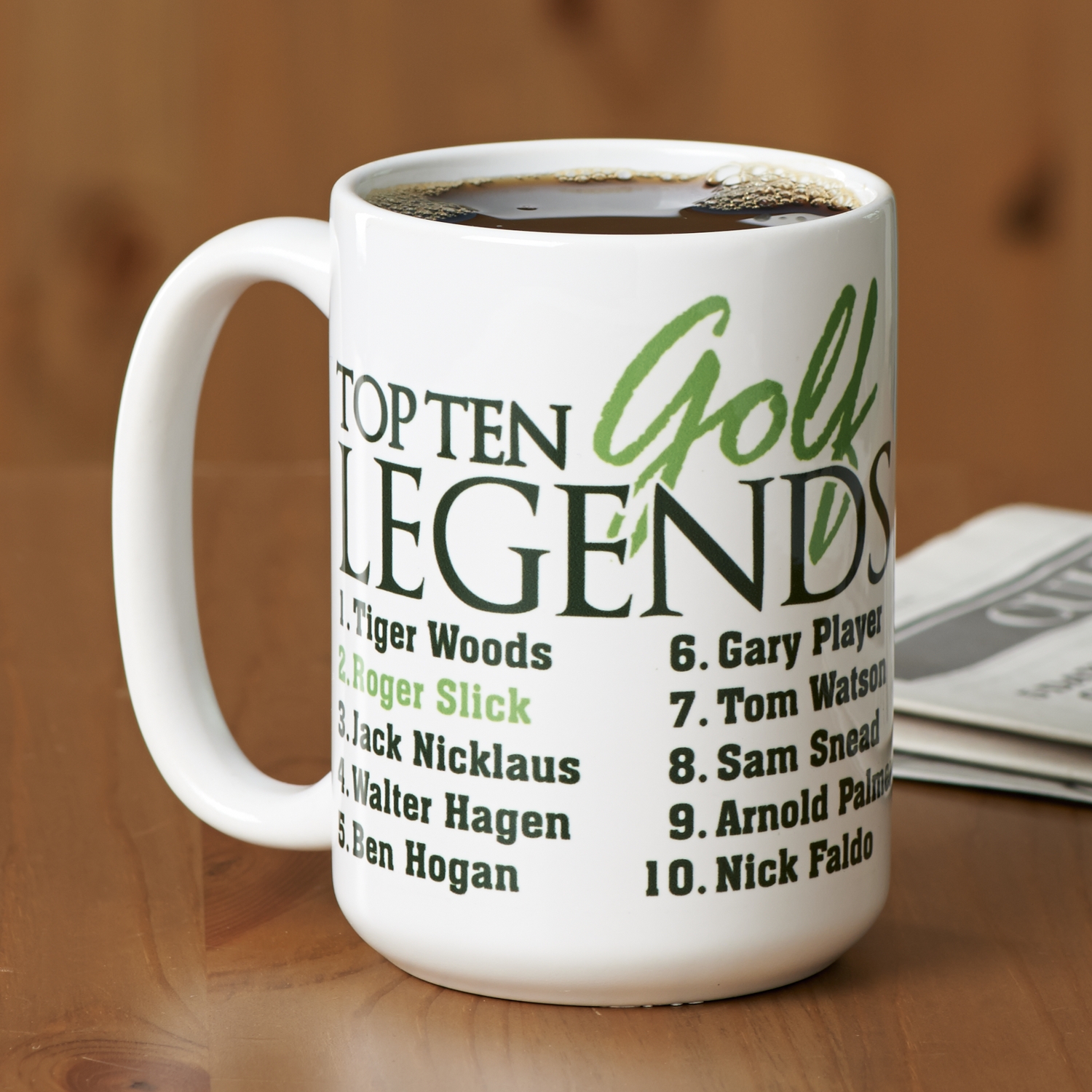 Golf Greats Personalized Mug