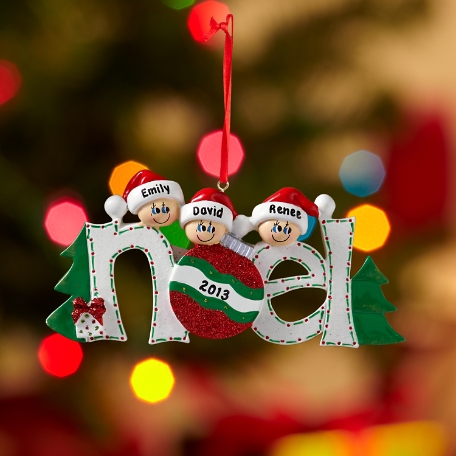Noel Family Ornament