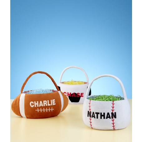 Personalized Sports Easter Basket Bundle 