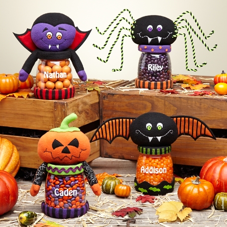 Plush Halloween Treat Jar