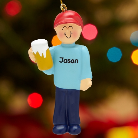 Beer Drinker Ornaments