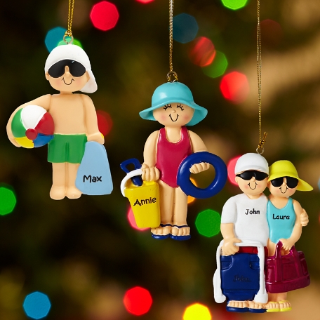Beach Family Ornament