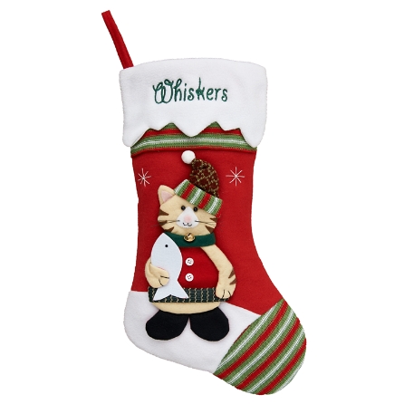 Winter Wonderland Personalized Stocking Cat
