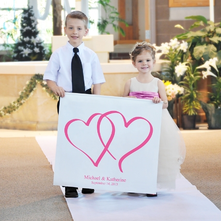 Two Hearts Wedding Banner
