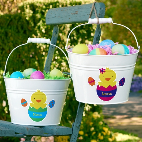Easter Metal Treat Pail