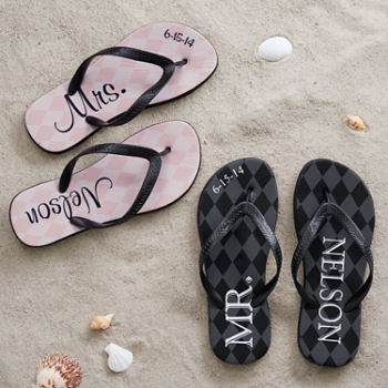Mr. & Mrs. Flip Flops