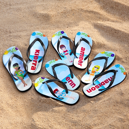 Beach Babe Flip Flops