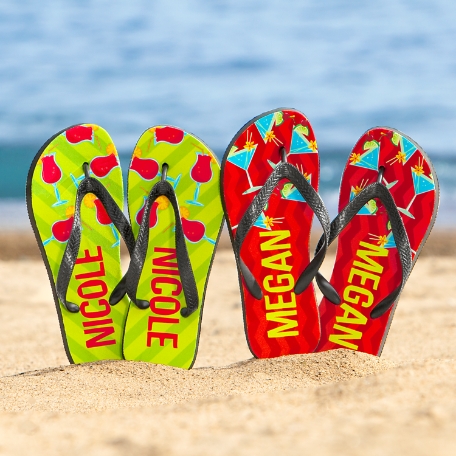 Tropical Cocktail Flip Flop