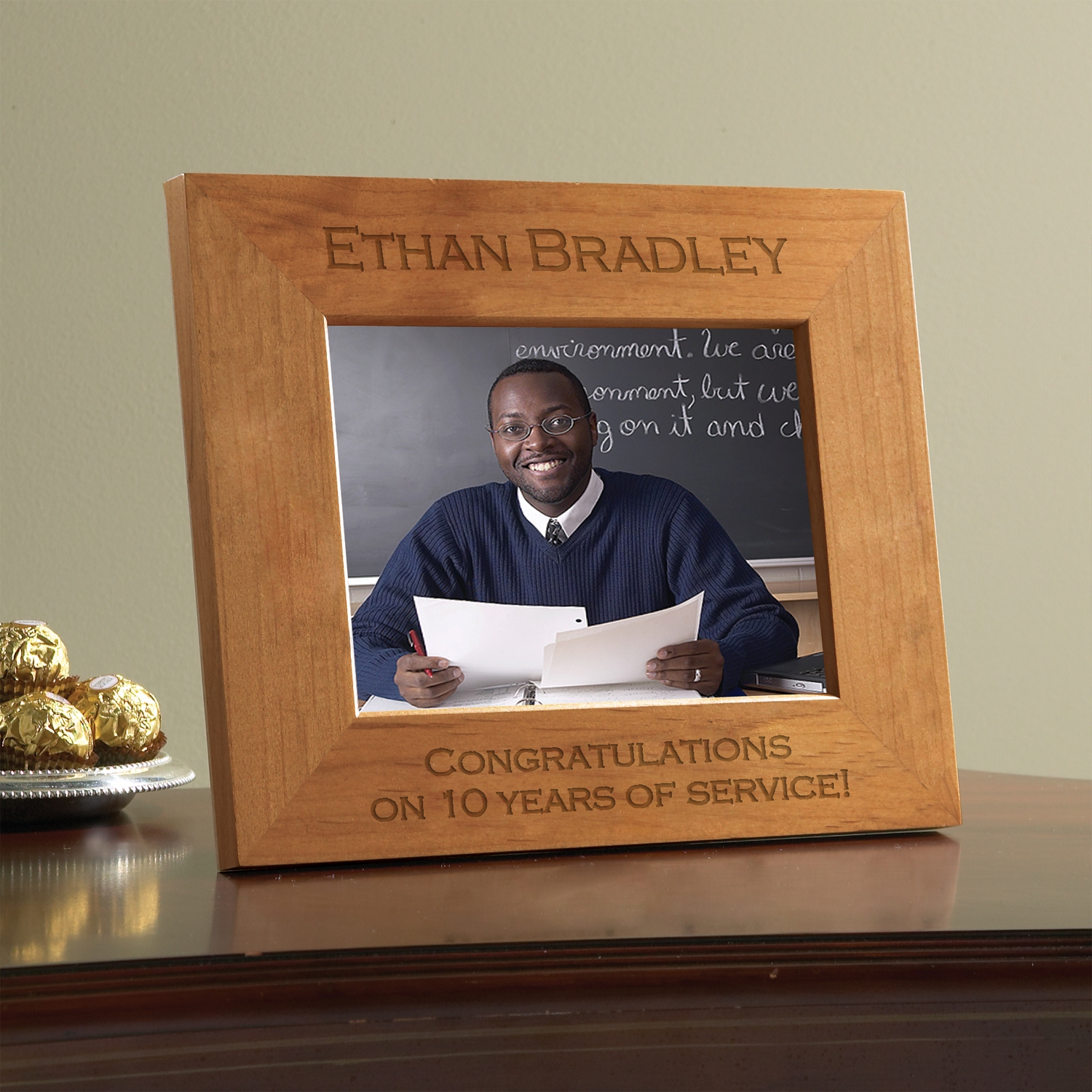 Business Message Wooden Frame