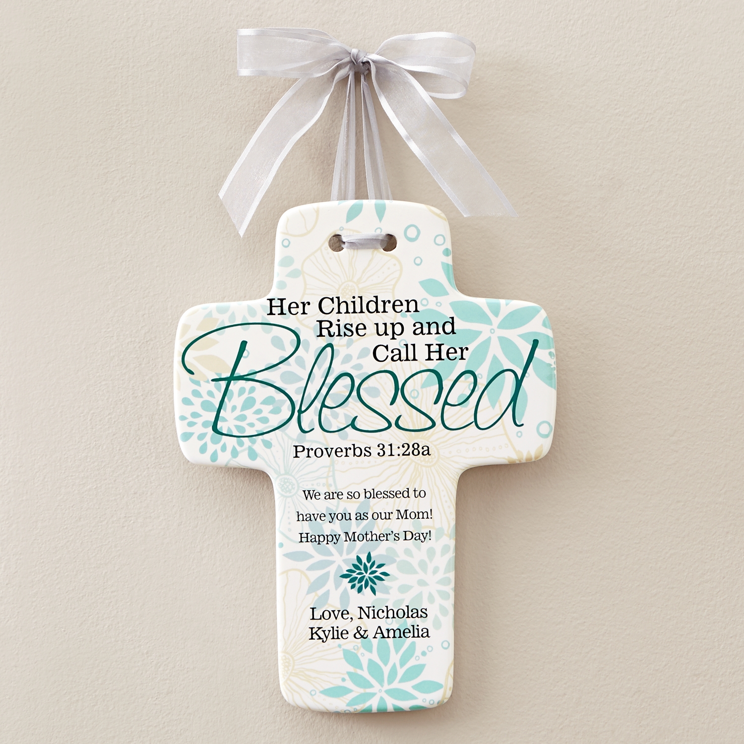 Call Her Blessed Resin Cross