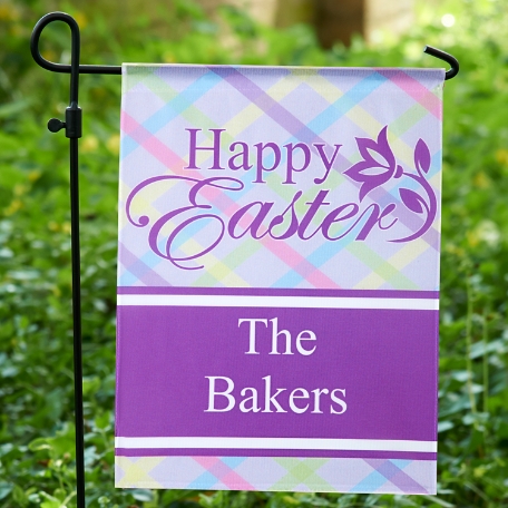 Springtime Easter Garden Flag