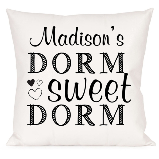 Dorm sweet dorm pillow sales