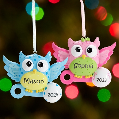 Baby Owl Ornament