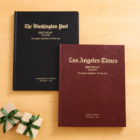 The Front Page News Birthday Book