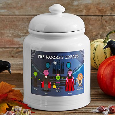 Spooky Family Cookie Jar