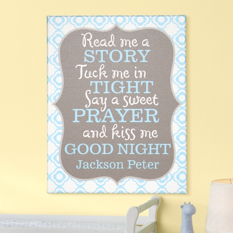 Sleepytime Rhyme Wall Art