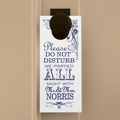 Wedding Celebration Door Hangers