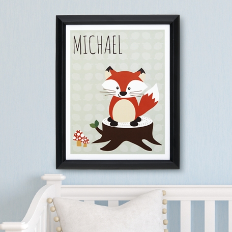 Woodland Critters Wall Prints