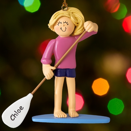 Paddle Boarder Ornament