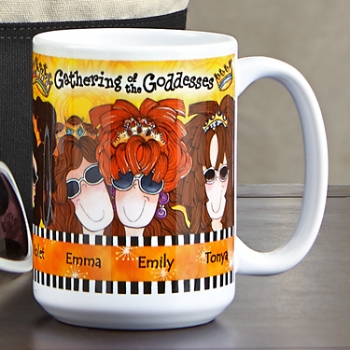 Gathering of the Goddesses Mug by Suzy Toronto