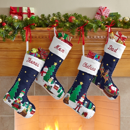 Heirloom Holiday Magic Stocking