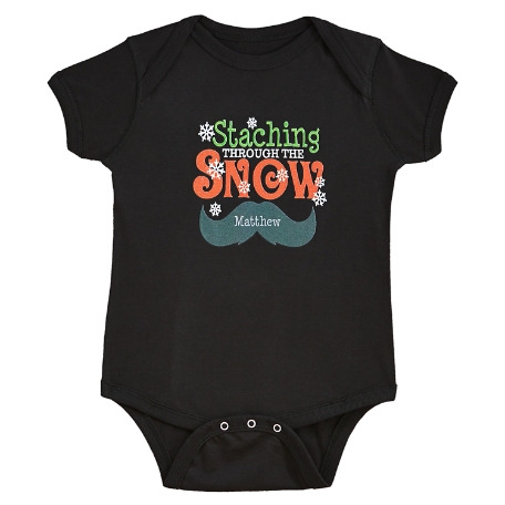 Staching Through the Snow Bodysuit