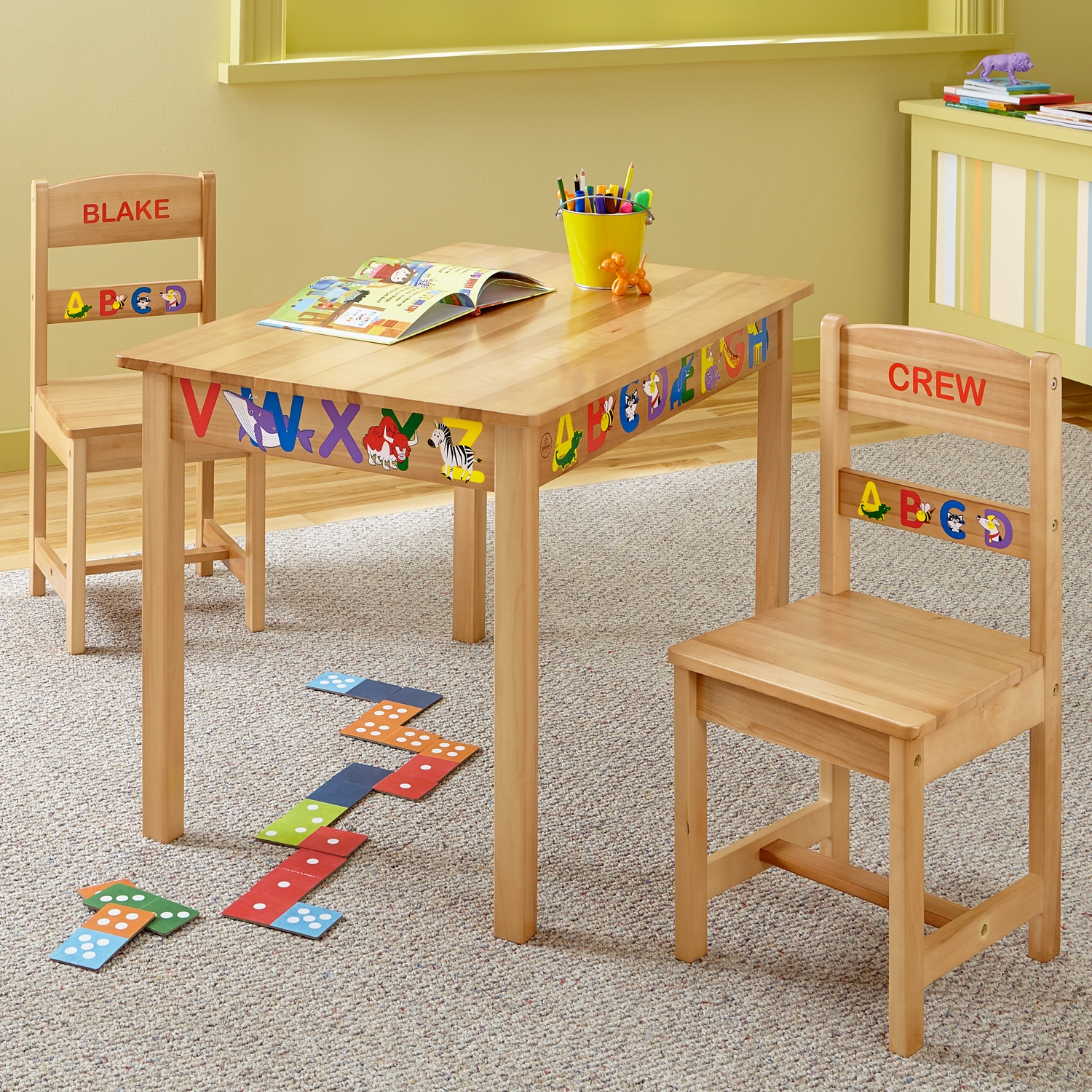 Kidkraft rectangle table & 2 chair set clearance