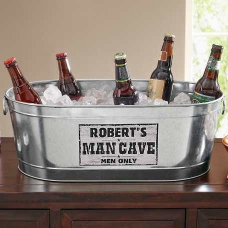 Man Cave Men Only Beverage Tub
