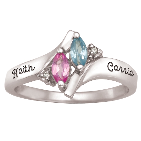 Together Forever Marquise Ring