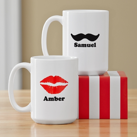 Hot Lips or "Stache Mug"