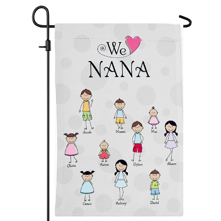 Tender Heart Character Garden Flag with Stake