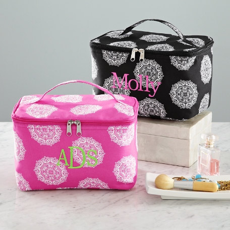 Ready-to-Roll Personalized Large Cosmetic Bag