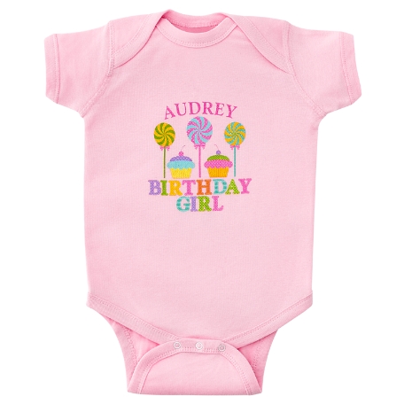 Candyland Birthday Girl Bodysuit