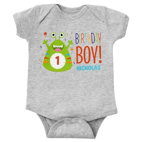 Little Monsters Birthday Bodysuit