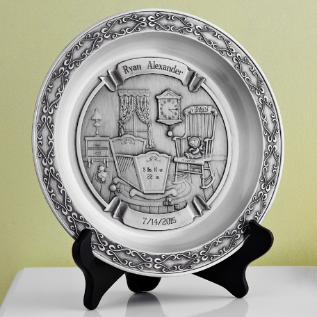Baby Pewter Plate (test)