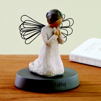 Willow Tree® Prayerful Angel Personalized Figurine