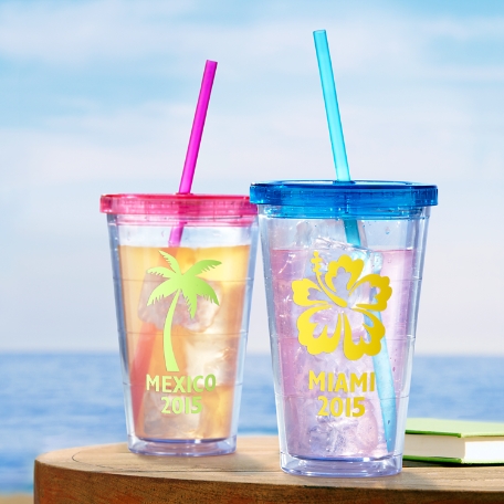 Destination Vacation Insulated Tumbler