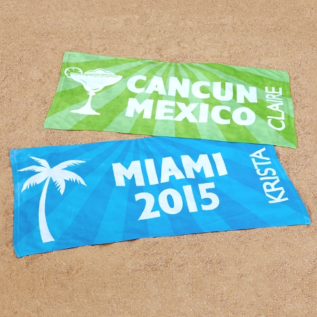 Destination Vacation Beach Towel