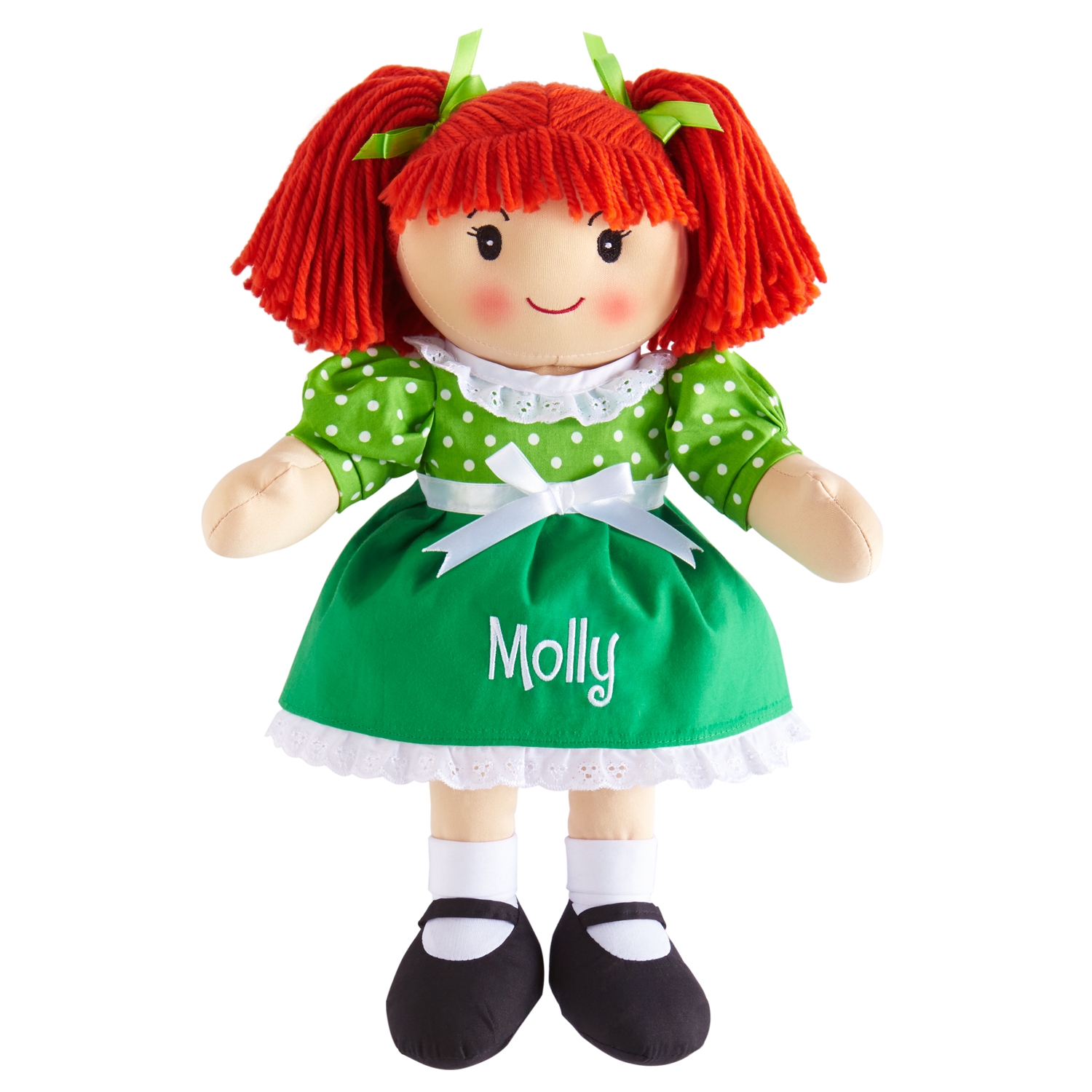 red headed rag doll