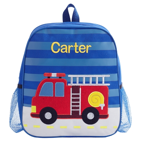 Just For Me Backpack - Firetruck