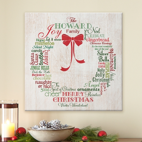 Christmas Wreath Canvas