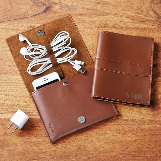 Leather Tech Organizer