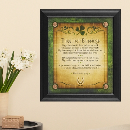 Traditional Irish Blessings Wall Art