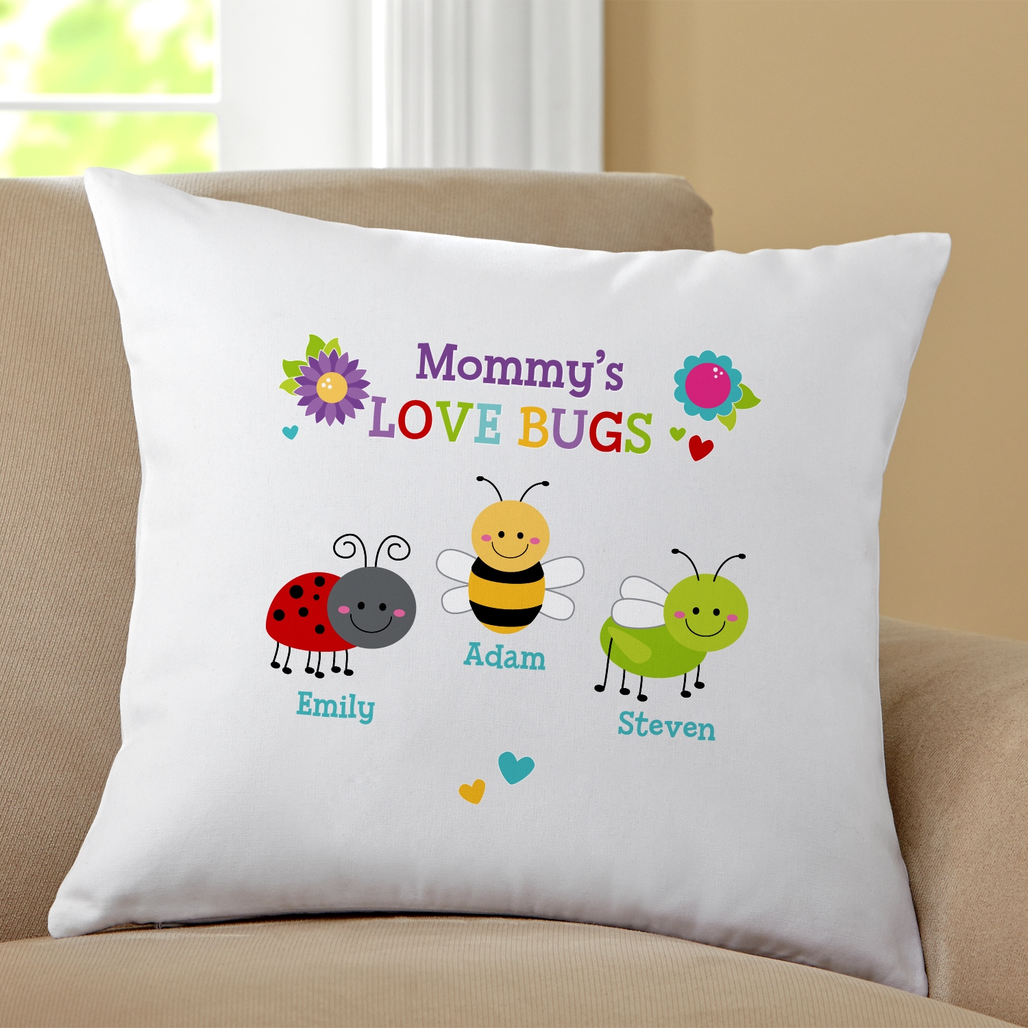 Love Bugs Pillow