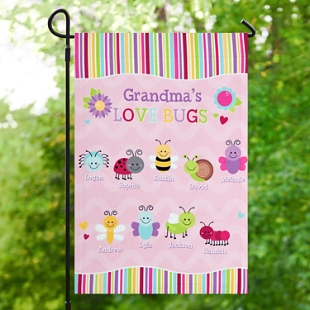 Love Bugs Garden Flag