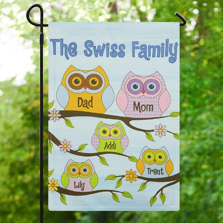 Little Hoots Garden Flag