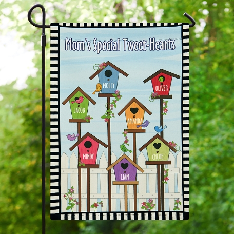 Special Tweet-Hearts Garden Flag