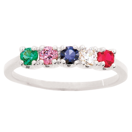 Lifetime of Love Birthstone Ring