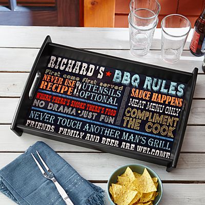 Rules for Great Grilling Tray
